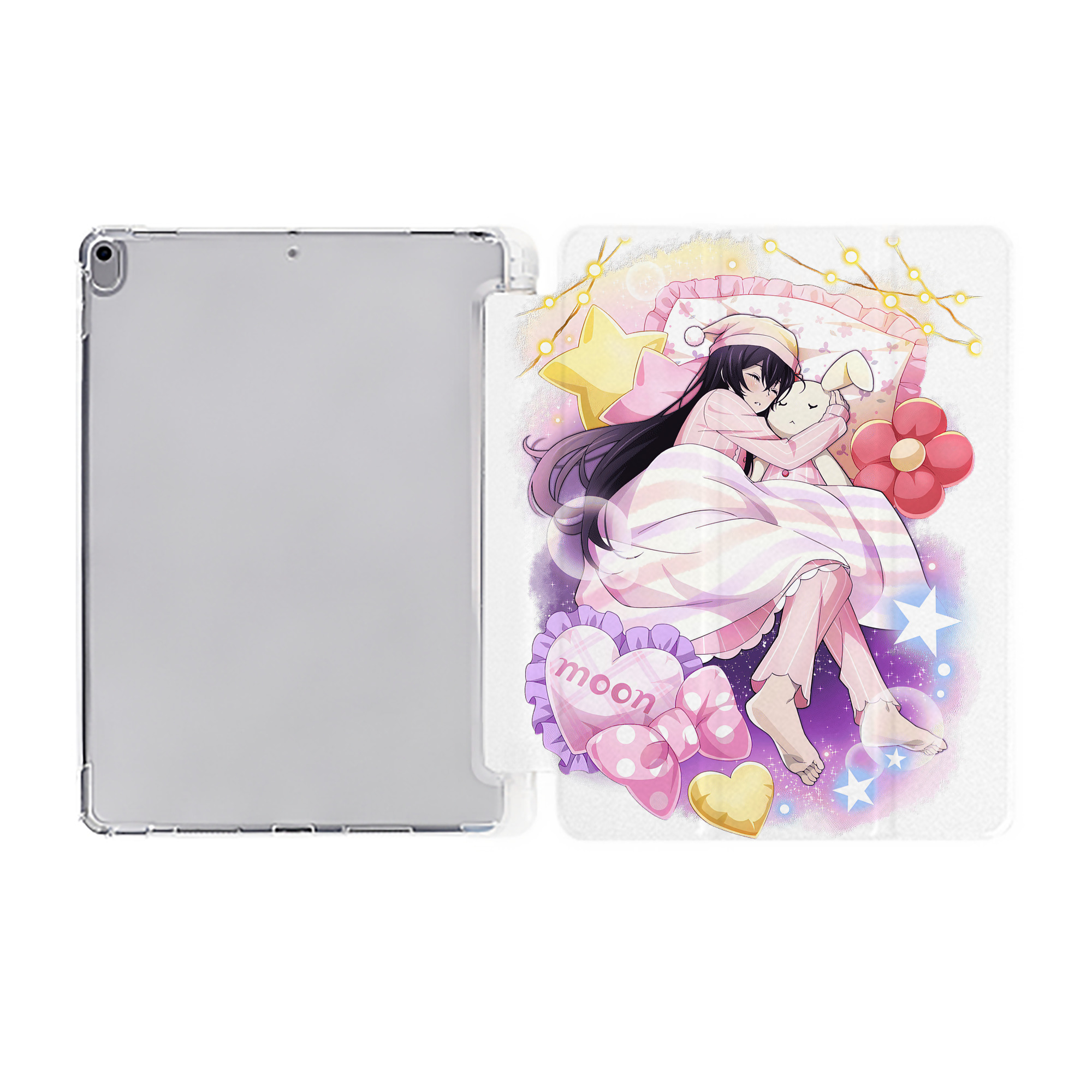 （画像用） 文豪ストレイドッグス Bungo Stray Dogs IPad ケース ペン収納付き 三つ折りスタンド PUレザー×シリコン 対応機種9.5/10.5/10.9インチ